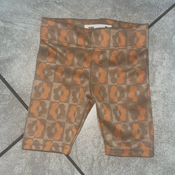 Stylish Kids Brown and Orange Patterned Shorts - Picture 1 of 1
